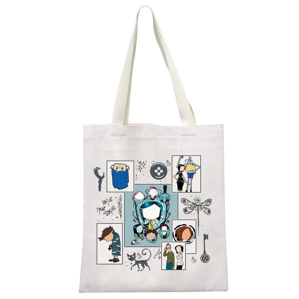 Thriller Fantasy Cartoon Tote Bag Horror Cartoon Movie Shoulder Bag Ghost <3
